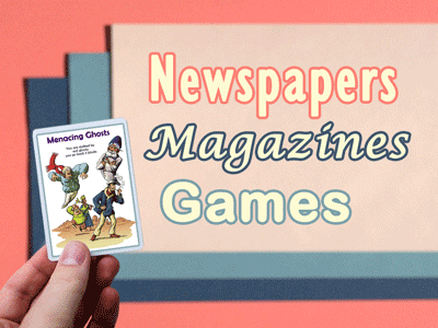 Realisations newspaper, magazines and boardgames