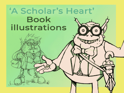 A Scholar's Heart - illustration d'une nouvelle